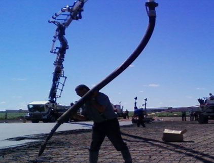 Concrete Hose & Pump